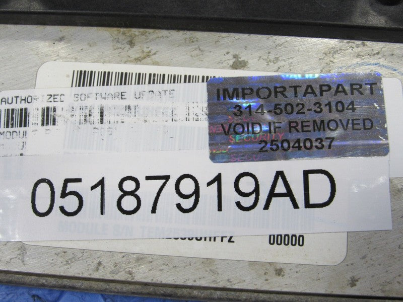 PROGRAMMED PLUG & PLAY 10 Dodge Ram 1500 Truck 4.7L ECM 05187919AD 919