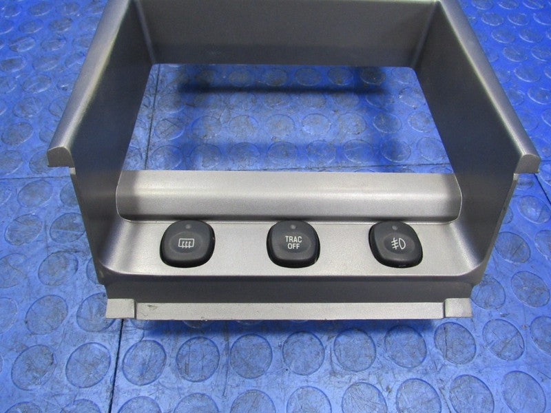 01-04 Ford Mustang SN95 IUP Silver Console Shift Boot Trim Radio Bezel