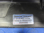 07-09 Yukon Tahoe Escalade Rear LH Left Driver Door Panel Ebony Black 