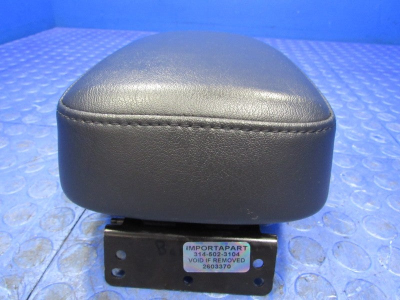 06-10 Hummer H3 H3T Leather Center Console Armrest Top Lid Ebony Black