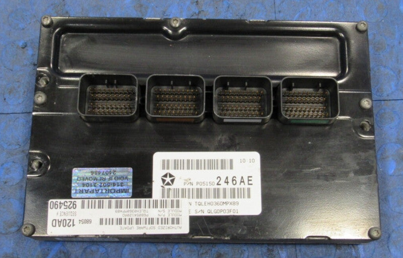 10 Charger 300 3.5 AT ECU ECM PCM Engine Computer Control 120 68054120