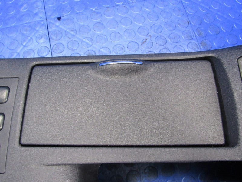 08-17 Mitsubishi Lancer Center Floor Console Suede Armrest Storage Bla