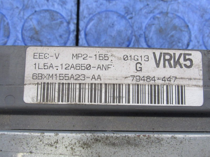 01-02 Ranger B2300 2.3L MT 4x4 ECU ECM PCM Engine Computer 1L5A-12A650