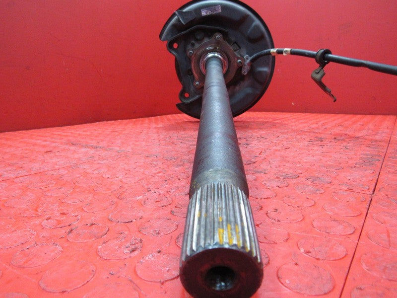 01-04 Toyota Sequoia Left Driver Rear Axle Shaft ABS Backing Plate OEM
