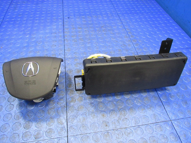 14-20 Acura MDX Left Driver Side Airbag Set Steering Wheel Knee Black 