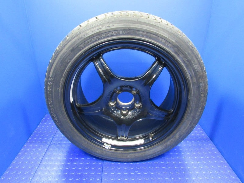03-05 Mercedes CL W215 18x8 Alloy Spare Tire Wheel 5 Spoke OEM Black 1