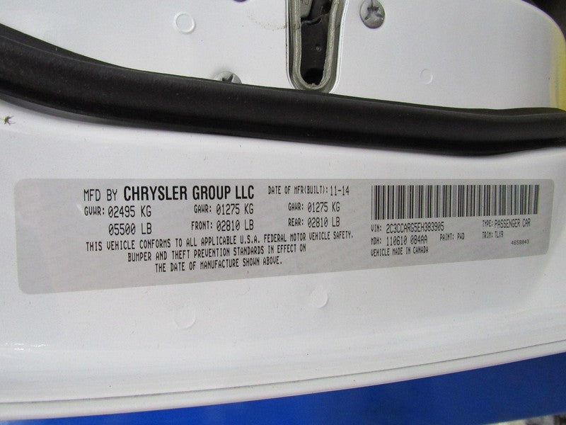 11-14 Chrysler 300 Charger Right RH Passenger Side Sun Visor Sunvisor 