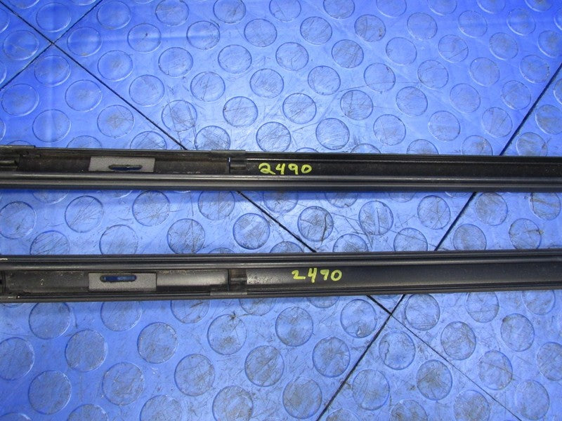 99-02 BMW Z3 Coupe Roof Trim Drip Rail Rain Gutter Left Right Pair Bla