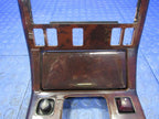 90-95 Mercedes R129 SL500 300SL Front Center Console Shift Bezel Walnu