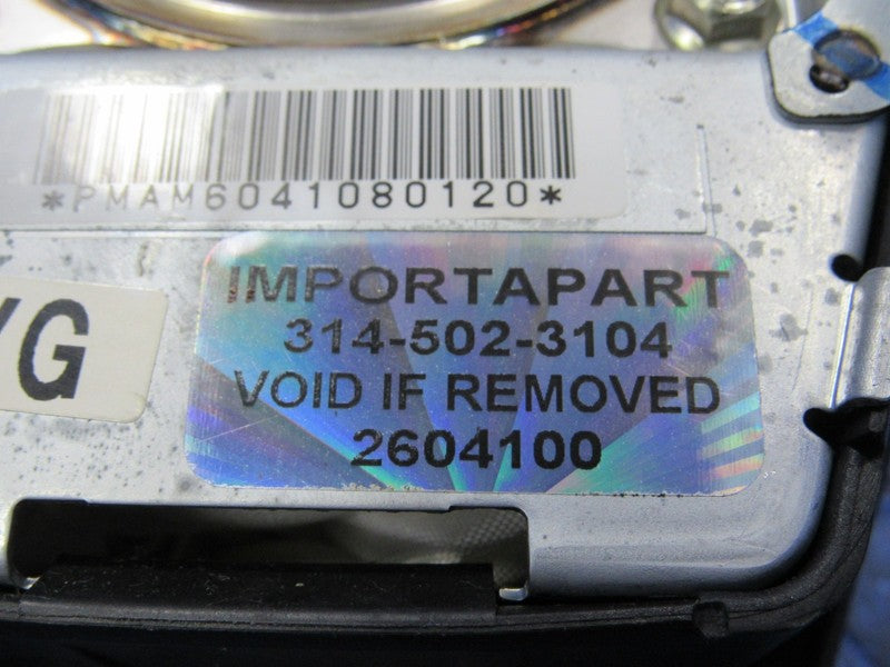 03-04 Infiniti G35 Coupe Driver Steering Wheel Mounted Airbag SRS Blac