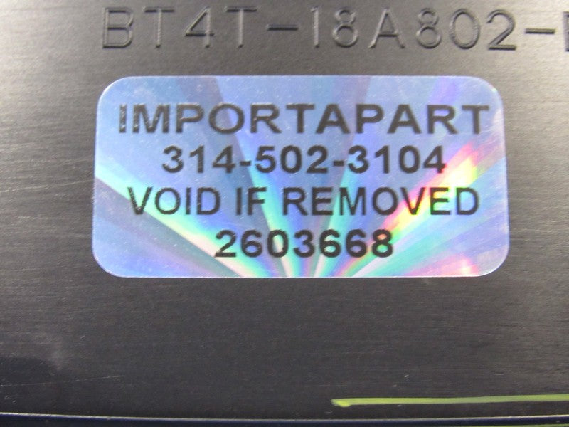 11-14 Ford Edge ATC Climate Heater Radio Control Panel Face BT4T-18A80