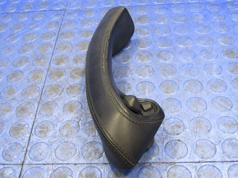 96-02 BMW Z3 Left Driver Interior Door Grab Handle Pull Leather Black 