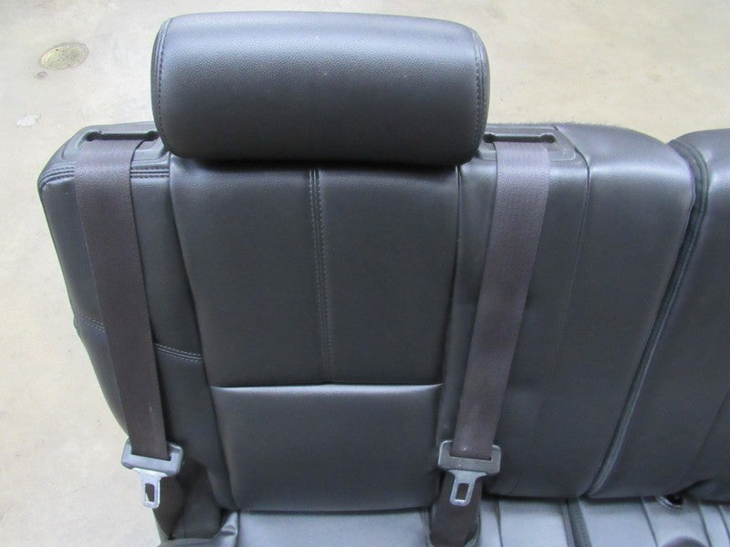 07-14 Tahoe Yukon Suburban Escalade Black Leather Third 3rd Row Seat 3