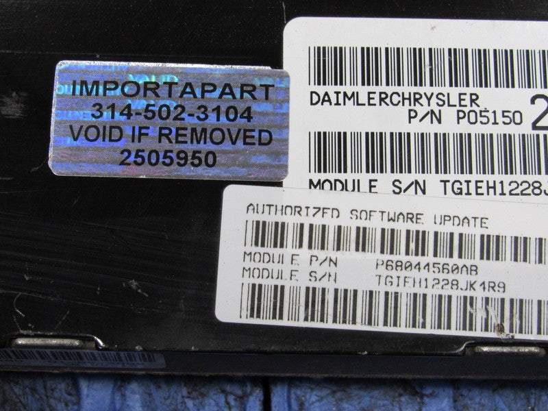 PROGRAMMED PLUG & PLAY 08 Caravan T&C 4.0L ECM 68044560AB 560 PROG 595