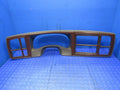 02 Cadillac Escalade Instrument Cluster Dash Radio Bezel Wood Grain 42