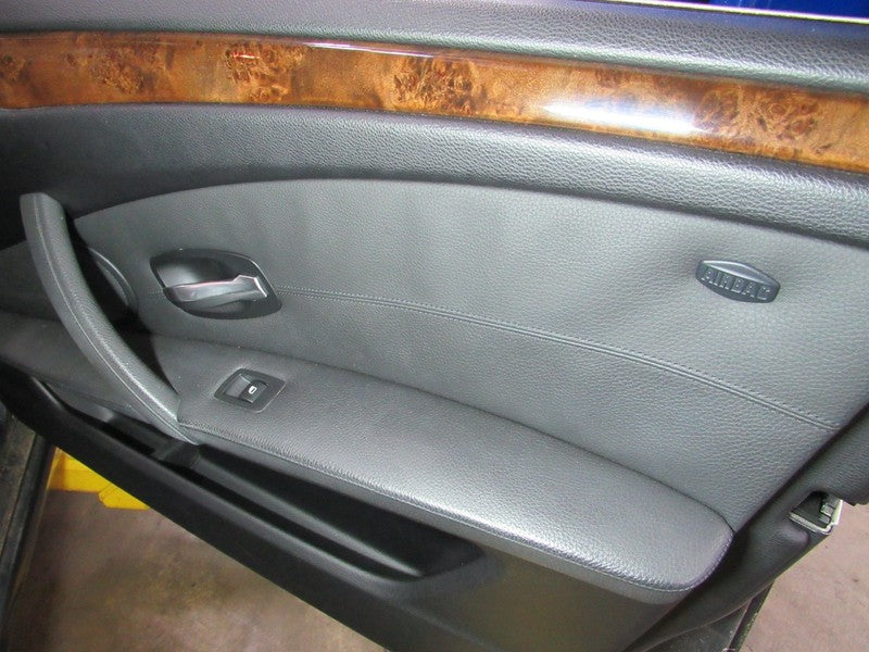 08-10 BMW 528 535 550 Right RH Passenger Side Front Door Trim Panel Bl