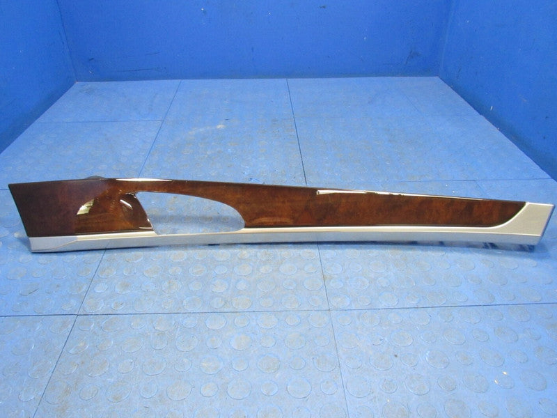10-16 Porsche Panamera Front Right Inner Door Panel Finish Trim Dark W