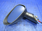 06-09 Pontiac Solstice Left Side Power Door Mirror Dark Tarnished Silv