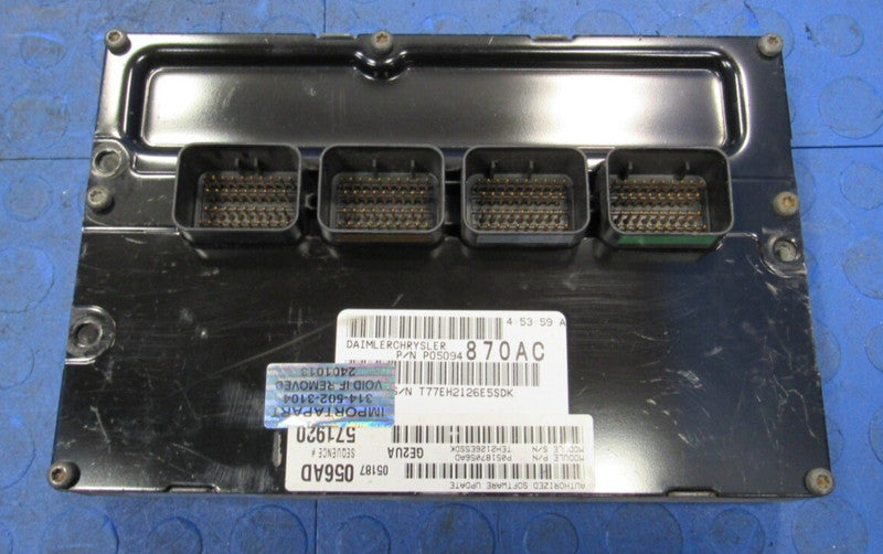 PLUG & PLAY 07 Jeep Commander 5.7 Engine Computer ECU 05187056 PROG 13