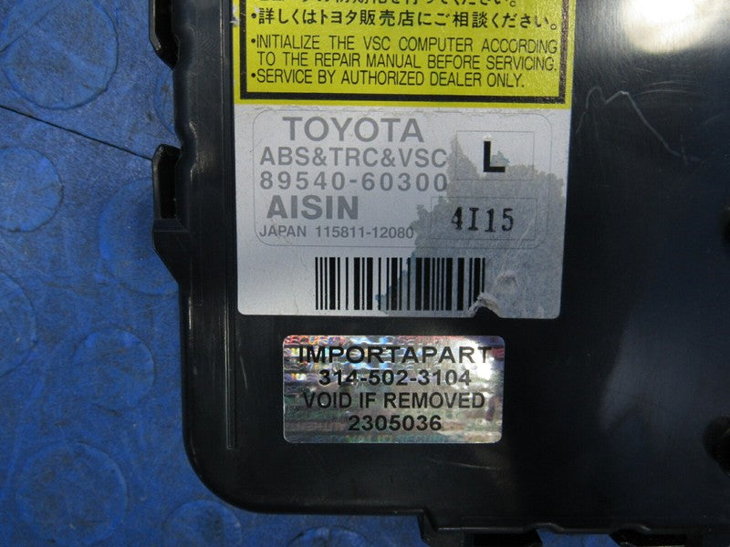 03-04 Lexus GX470 ABS Traction Skid Control Unit Module Computer 89540