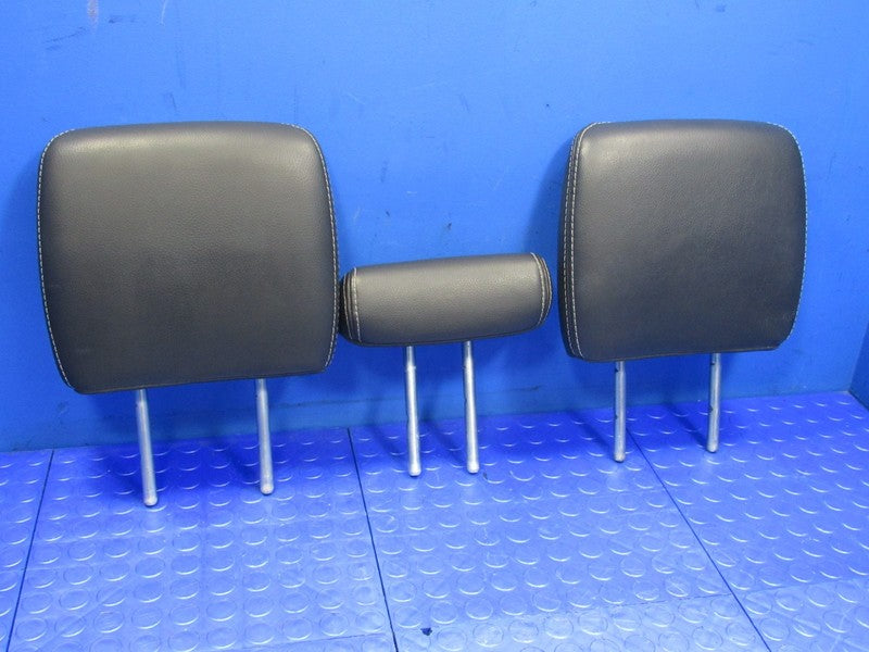 13-18 Ram 1500 Crew Cab Rear 2nd Row Headrests Set Black Leather 6972
