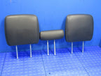 13-18 Ram 1500 Crew Cab Rear 2nd Row Headrests Set Black Leather 6972