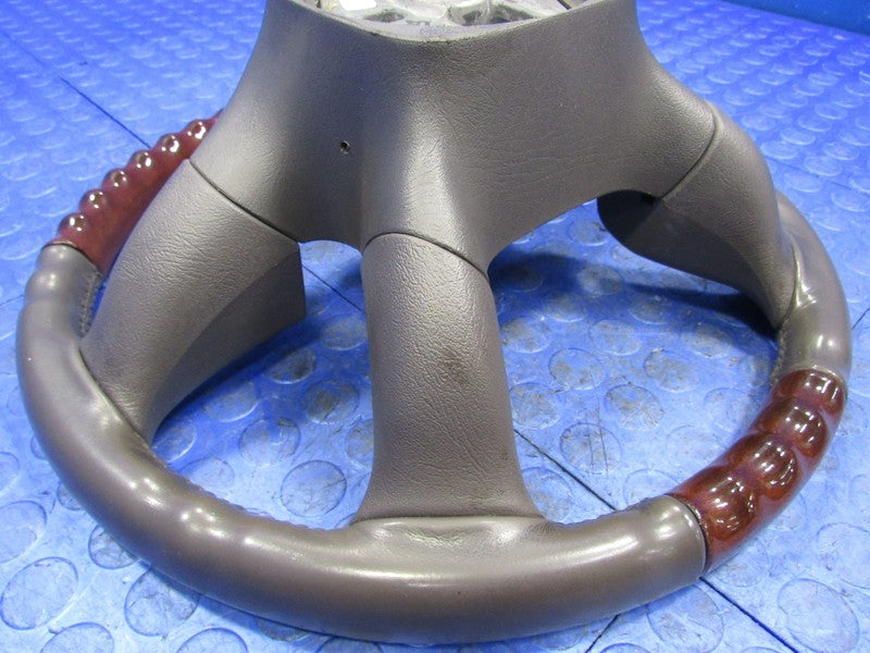 03-06 Escalade Yukon Denali Leather Wrapped Wood Grain Steering Wheel 