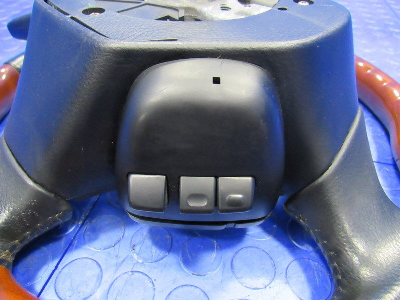 02-05 Lexus SC430 Driver Steering Wheel Wood Grain Black Leather OEM 2