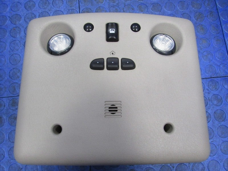 03-07 Hummer H2 Front Overhead Roof Console Dome Light Bezel Home Link