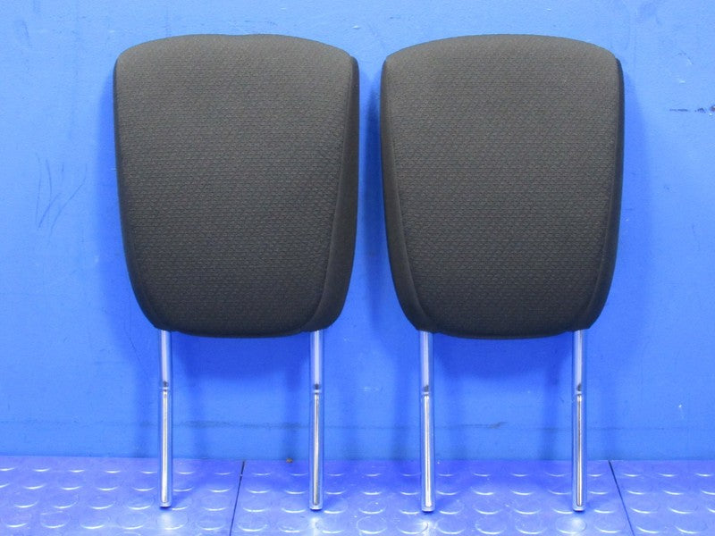 12-15 Scion iQ Cloth Back Rear Seat Headrests Head Rests Set Pair OEM 