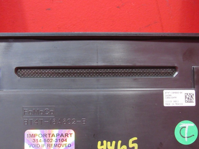 11-14 Ford Edge ATC Climate Heater Radio Control Panel Face BT4T-18A80