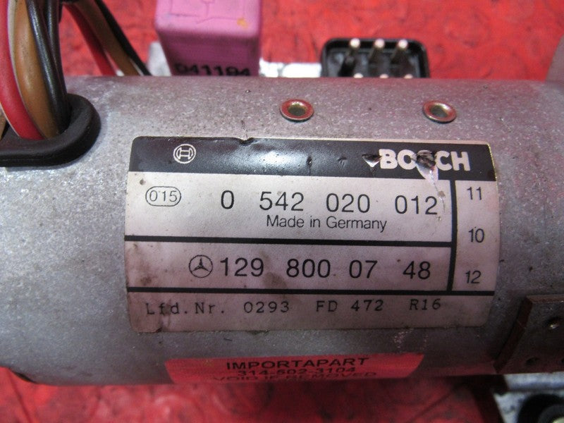 90-02 Mercedes-Benz SL Class R129 Convertible Top Roof Hydraulic Motor