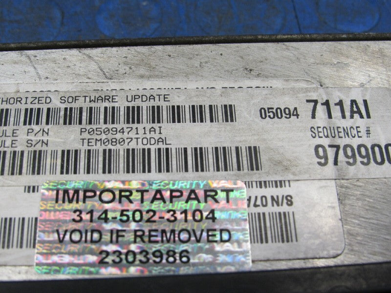 PLUG & PLAY 07 Dodge Durango 5.7L Hemi Engine Computer ECU 05094711 PR