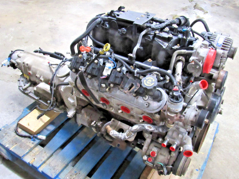 01-02 Silverado Sierra 6.0L LQ4 4L80E 2wd Engine Transmission Dropout 