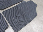 12-19 Fiat 500 Abarth All Season Floor Mat Set Rubber Black OEM Set 56