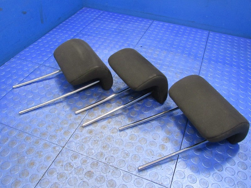09-13 Honda Fit Rear Seat Headrests Head Rest SET of Three Graphite Bl