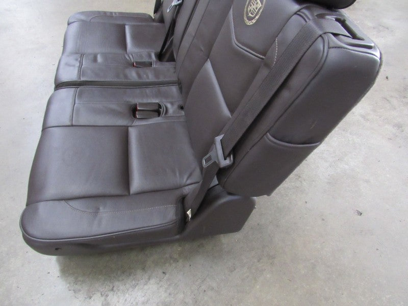 08-14 Cadillac Escalade Platinum Cocoa Brown Leather Third 3rd Row Sea
