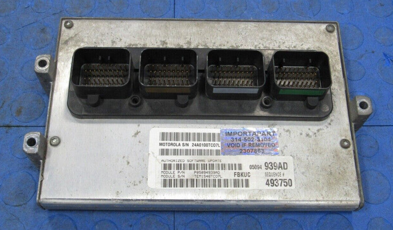 PROGRAMMED PLUG & PLAY 06 Jeep Liberty KJ 3.7L AT ECU 05094939AD 939 P