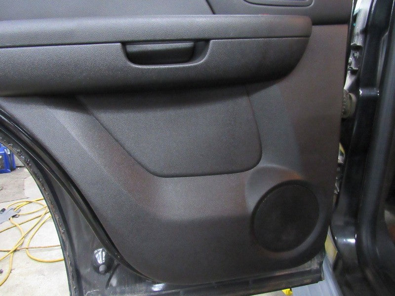 07-09 Yukon Tahoe Left LH Driver Side Rear Door Trim Panel Black