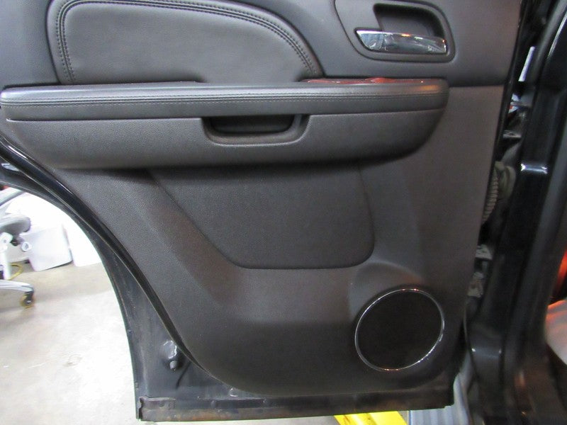 07-09 Escalade Left LH Driver Side Rear Door Trim Panel Black