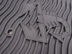 12-19 Fiat 500 Abarth All Season Floor Mat Set Rubber Black OEM Set 56