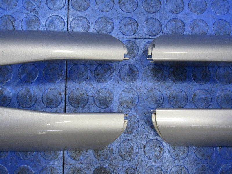 03-06 Cadillac Escalade ESV Luggage Roof Rack Carrier End Caps Set Sil