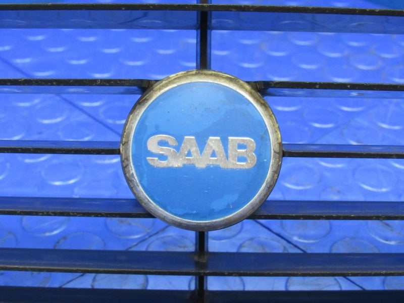 72-74 Saab Sonett III Front Upper Radiator Grille Grill Emblem OEM Bla