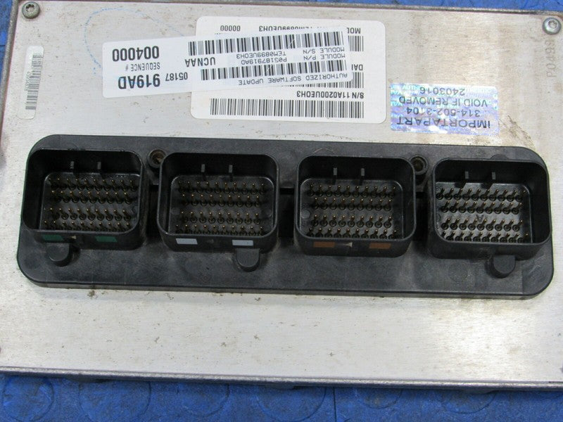 10 Dodge Ram 1500 Truck 4.7L ECU ECM PCM Engine Computer 05187919AD 91