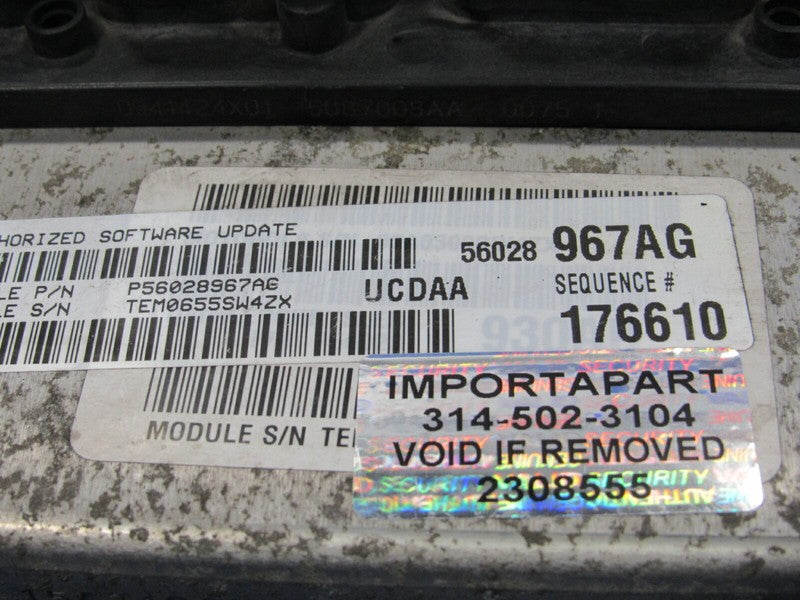 PLUG & PLAY 05 Dodge Ram Truck 5.7L AT Engine Computer ECU 56028967 PR