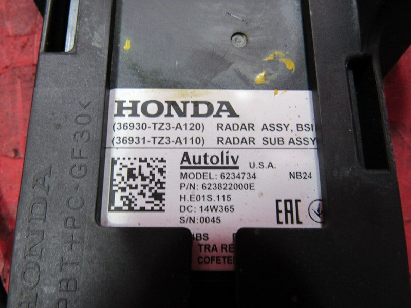 15-17 Acura TLX Rear Blind Spot Detection Radar Sensor 36930-TZ3-A120 