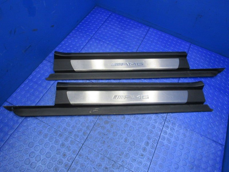 05-11 Mercedes SLK55 AMG Door Sill Trim Cover Scuff Plate Pair Left Ri