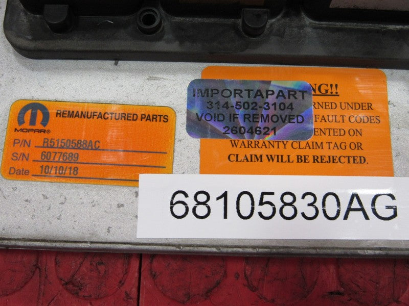PROGRAMMED PLUG & PLAY 11 Dodge Durango 3.6L AT 4X2 ECM 68105830AG 830
