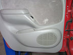 01-04 Tacoma Crew Cab Left LH Driver Side Rear Door Trim Panel Gray FK