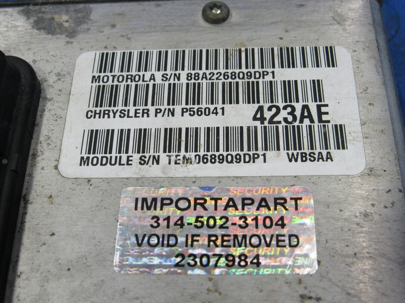 PLUG & PLAY 99 Jeep Grand Cherokee 4.0L Engine Computer ECU 56041423 P